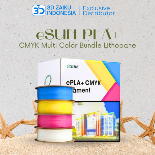 eSUN PLA+ 3D Filament CMYK Multi Color Bundle Lithopane 3D Printer eSUN PLA+ 3D Filament CMYK Multi Color Bundle Lithopane 3D Printer